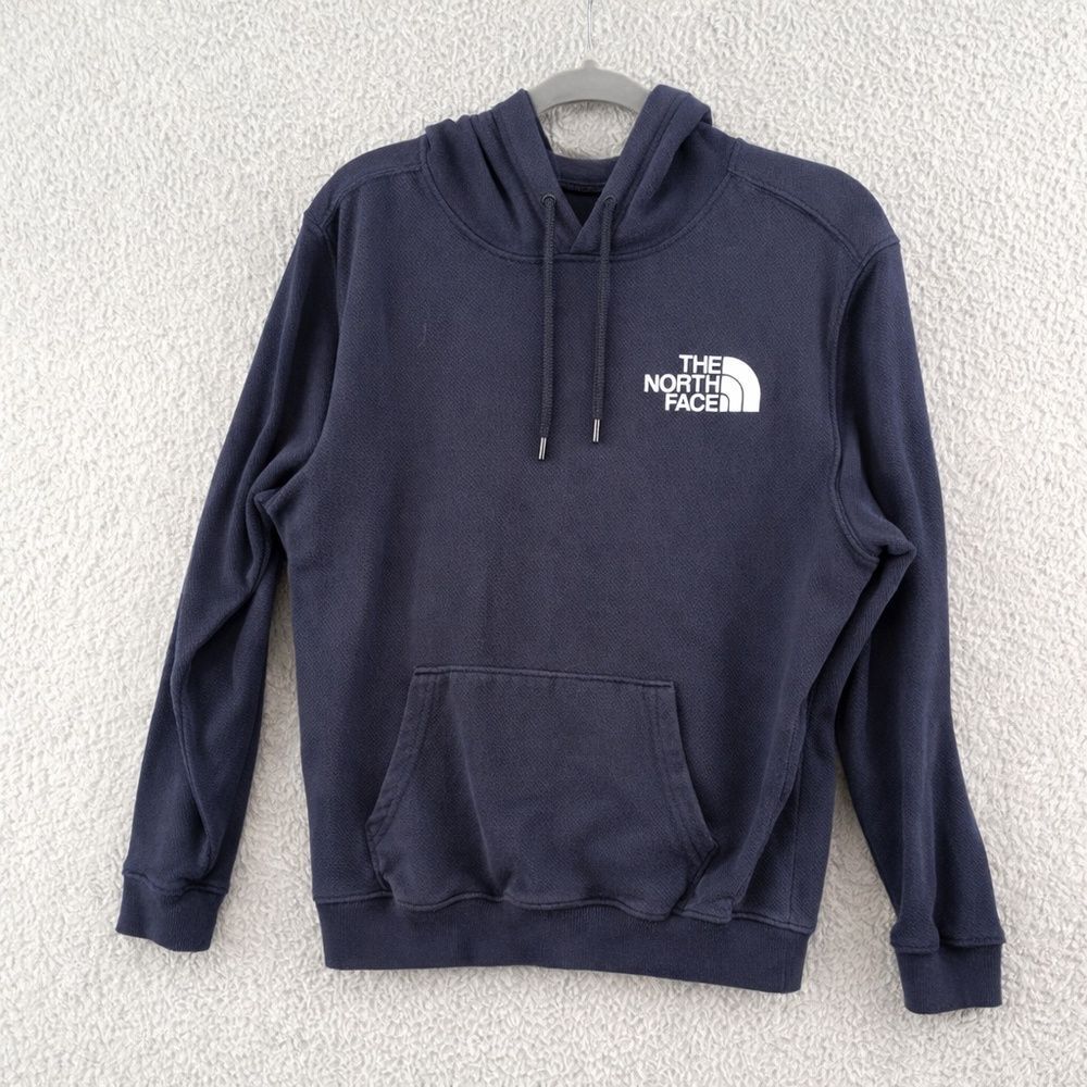 The North Face Men’s Logo Pullover Hoodie Navy Blue Size S